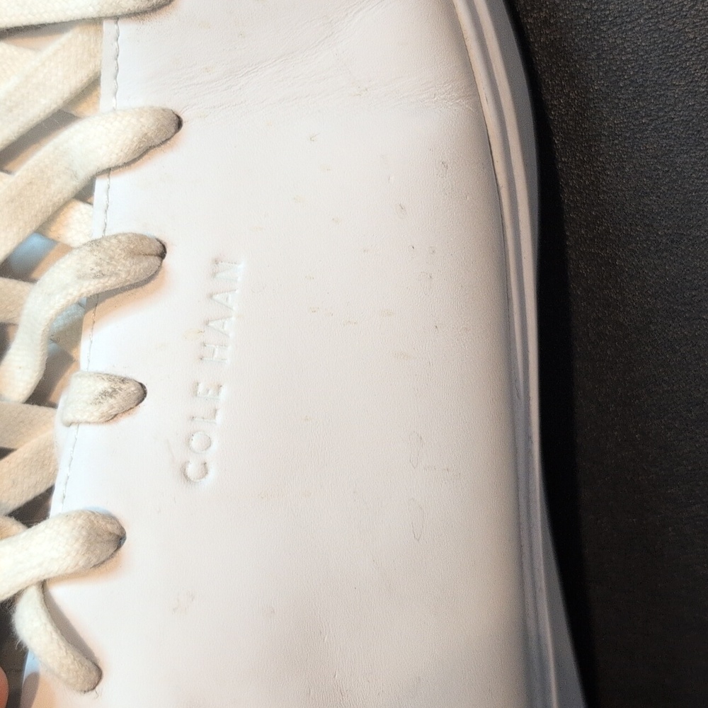 Cole Haan Grand 360 White Leather Daily Crosscut Sneakers Size 13 - Picture 2 of 8